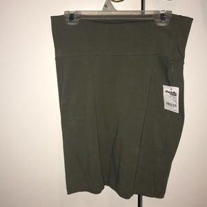 Women’s army green tube top